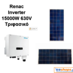 RENAC R3-15000-DT-inverter-δικτύου για φωτοβολταϊκά, net metering, φωτοβολταϊκά σε στέγη, οικιακά